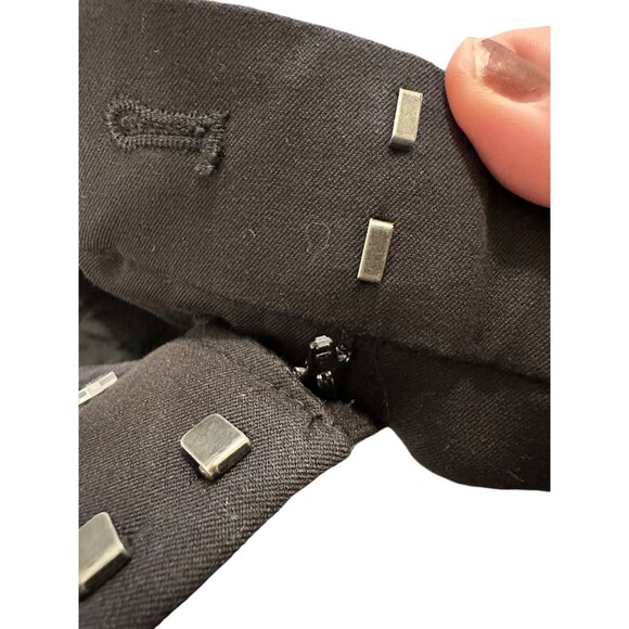 👗 2/$30 👗 Chico's Black Plus Size Straight Leg Slacks sz 14 (2.5) - Picture 7 of 8